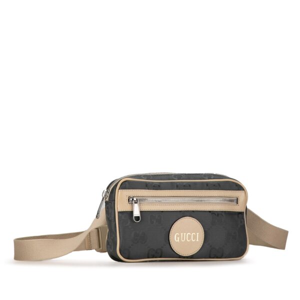 Gucci Gg Off The Grid Gray Nylon | Luna Bags