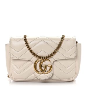 Gucci Calfskin Matelasse Super Mini Gg | Luna Bags