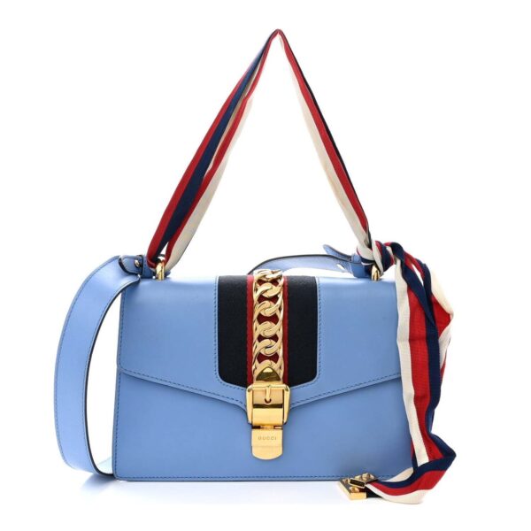 Gucci Calfskin Small Sylvie Shoulder Bag | Luna Bags