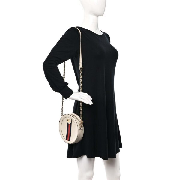 Gucci Textured Calfskin Web Mini Ophidia | Luna Bags