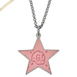 Gucci Ghost Necklace Pendant Star Gg | Luna Bags