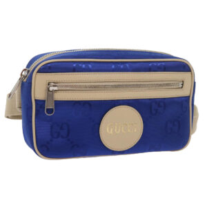 Gucci Gg Nylon Bum Bag Body Blue | Luna Bags