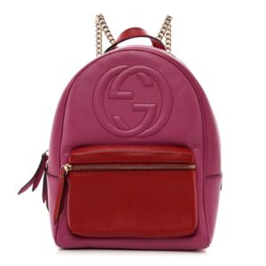 Gucci Pebbled Calfskin Soho Chain | Luna Bags