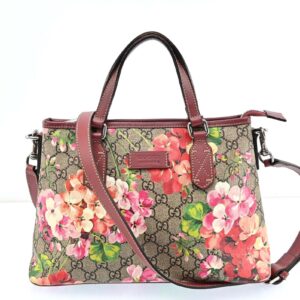 Gucci Gg Blooms Beige Dark Brown | Luna Bags