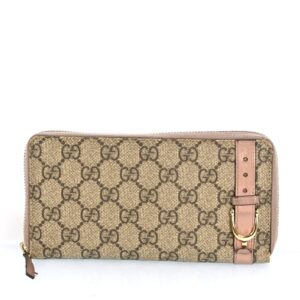 Gucci Zip Roud Long Wallet Italy Pvc | Luna Bags