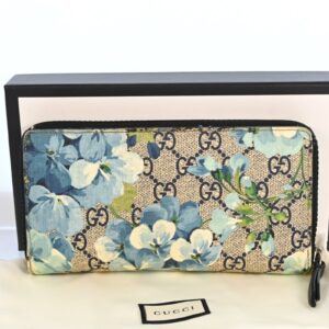 Gucci Blooms Round Zipper Long | Luna Bags