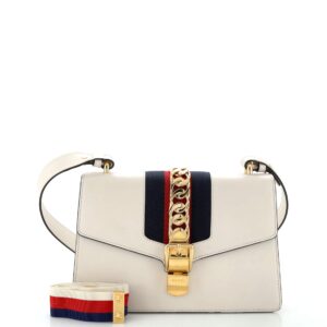 Gucci Sylvie Shoulder Bag Leather Small | Luna Bags