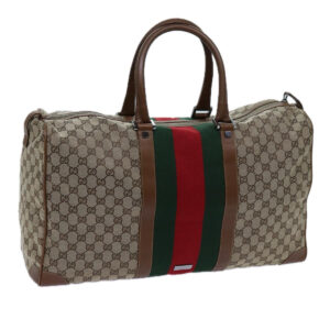 Gucci Gg Canvas Web Sherry Line Boston | Luna Bags