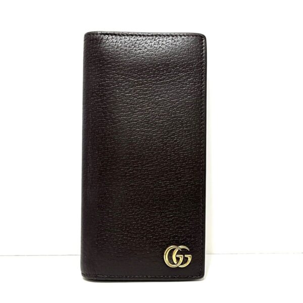 Gucci Gg Marmont Dark Brown Leather | Luna Bags