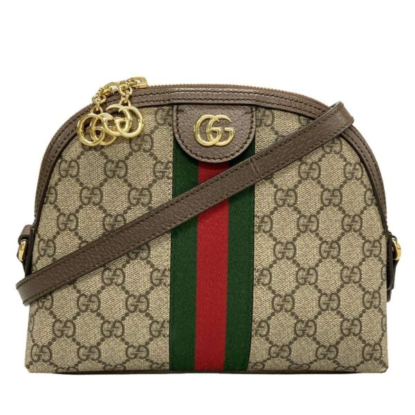Gucci Ophidia Beige Dark Brown | Luna Bags