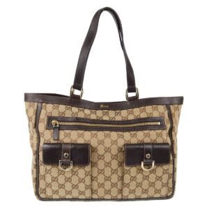 Gucci Beige Brown Gg Tote Handbag | Luna Bags