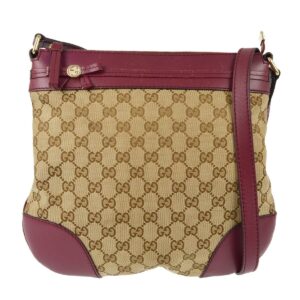 Gucci Beige Bordeaux Gg Crossbody Bag | Luna Bags