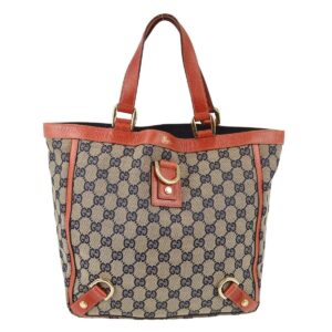 Gucci Red Navy Beige Gg Tote Handbag | Luna Bags