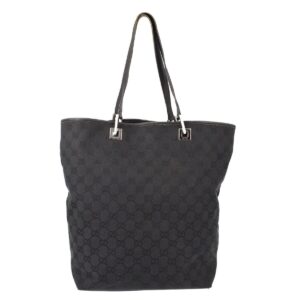 Gucci Black Gg Tote Handbag | Luna Bags