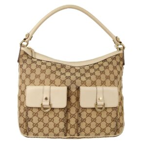 Gucci Beige Gg Shoulder Bag | Luna Bags