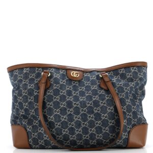 Gucci Ophidia Shopping Tote Gg Denim | Luna Bags