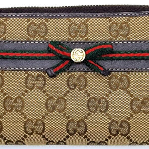 Gucci Wallet Gg Canvas Beige Brown | Luna Bags