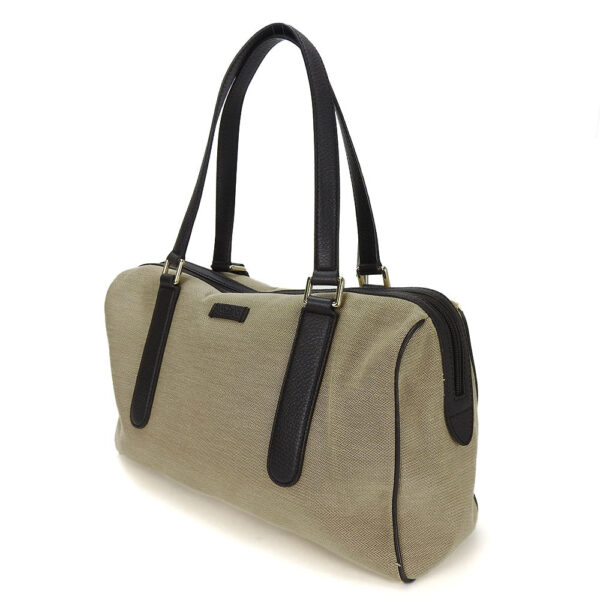 GUCCI Boston Duffel bag 257288 Canvas, Leather beige Women Used | Luna Bags