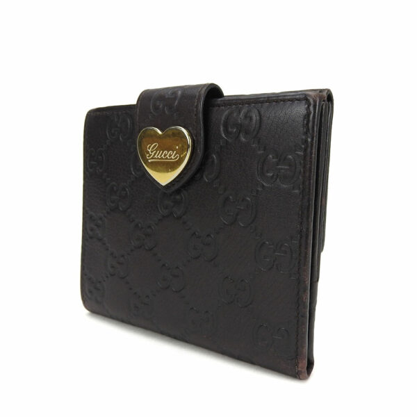 GUCCI Bifold Wallet 203549 Sima leather Brown Guccisima Women Used | Luna Bags