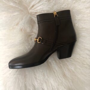 Gucci Horsebit Ankle Boots in Brown | Luna Bags