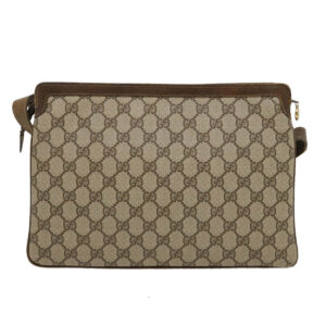 GUCCI Web Sherry Line GG Canvas Shoulder Bag Beige Red Green  bs1024 | Luna Bags