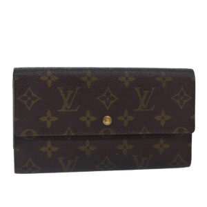 LOUIS VUITTON Monogram Portefeuille International Wallet M61217 LV Auth bs16890 | Luna Bags