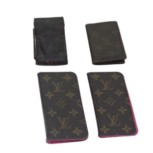 LOUIS VUITTON Monogram Cigarette Case iPhone Case 4Set LV Auth bs16970 | Luna Bags