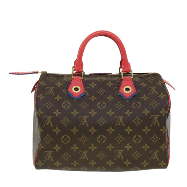 LOUIS VUITTON Monogram Totem Speedy 30 Hand Bag M41666 LV Auth bs2099A | Luna Bags