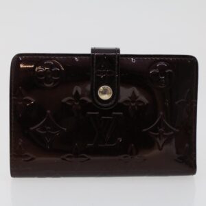 Louis Vuitton Monogram Vernis Wallet 2Set Beige Violet LV Auth bs6716 | Luna Bags