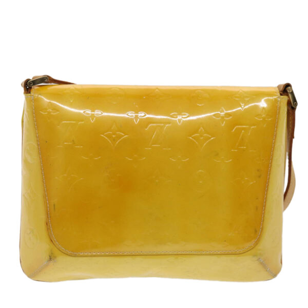 Louis Vuitton Monogram Vernis Thompson Street Bag Lime Yellow M91071 Auth bs6717 | Luna Bags