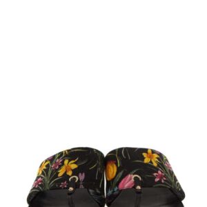 Gucci Multicolor Floral Sandals SZ 8.5 | Luna Bags
