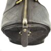 GUCCI - Embossed Leather Monogram Speedy Medium Brown Top Handle Bag | Luna Bags - Image 5