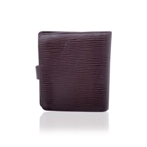 LOUIS VUITTON Brown Epi Leather Compact Wallet Coin Purse | Luna Bags