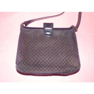 Gucci Vintage Pursesdesigner Purses Browns And Black Square G Logo Print Leathersuede Hobo Bag | Luna Bags