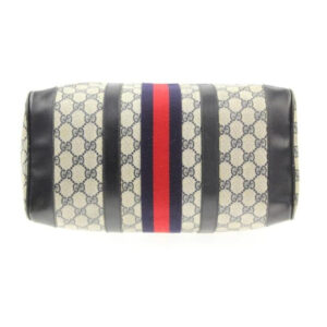 Gucci Boston Bag Xl Guccissima Print Coated Canvas Early Blue Leather And Gg Leather Satchel | Luna Bags