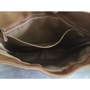 Gucci Camel Leather Vintage Gold GG Accent Bag | Luna Bags