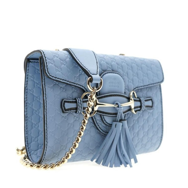 Gucci Emily Shoulder Bag in Mineral Blue | Luna Bags