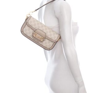 Gucci Taupe GG Horsebit Handbag | Luna Bags