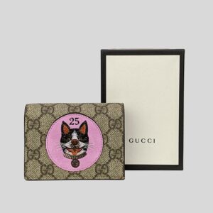 Gucci GG Supreme Monogram Bosco Patch Small Wallet | Luna Bags