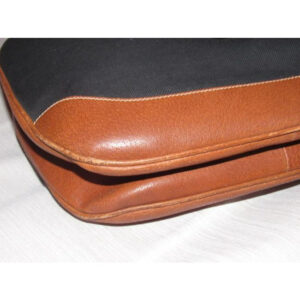 Gucci Vintage Pursesdesigner Purses Black Canvascamel Leather Leathercanvas Satchel | Luna Bags