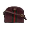 GUCCI - NEW Ophidia Small Shoulder Burgundy GG Leather Crossbody | Luna Bags - Image 12