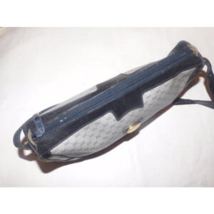 Gucci Purses Blue Leather And Gg Leather Cross Body Bag | Luna Bags