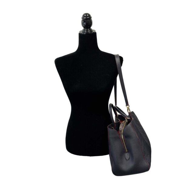 LOUIS VUITTON - Montaigne GM Dark Navy Monogram - Top Handle W/ Shoulder Strap | Luna Bags