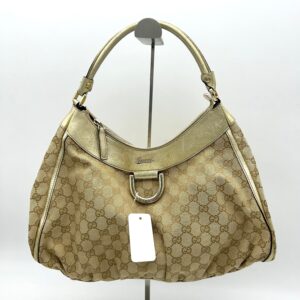 Gucci GG Canvas Large Abbey Hobo - Neutrals Handle Bags, Handbags gu9918er | Luna Bags