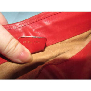 Gucci Vintage Red Gg Canvas Cross Body Clutch | Luna Bags