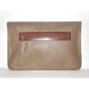 Gucci ,1970's - 1980's, Brown Leather Micro Guccissima Print Coated Canvas & Leather, Vintage XL Envelope Clutch | Luna Bags - Image 4