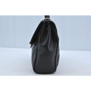 Gucci Padlock Bag Way Top Handle With Strap Black Smooth Leather Satchel | Luna Bags