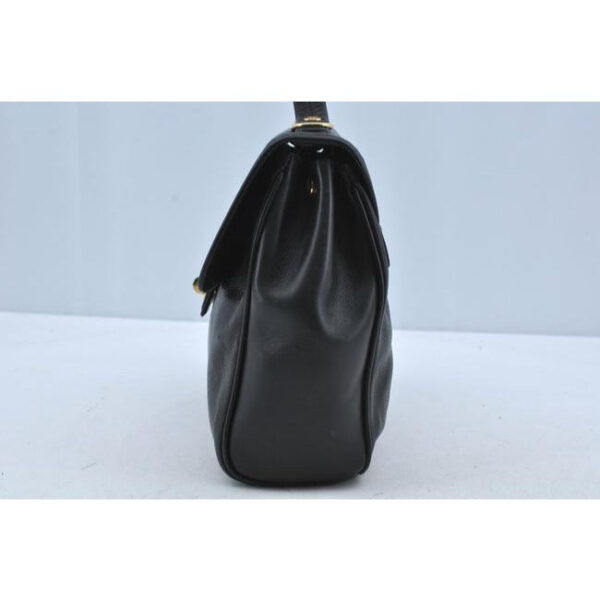 Gucci Padlock Bag Way Top Handle With Strap Black Smooth Leather Satchel | Luna Bags