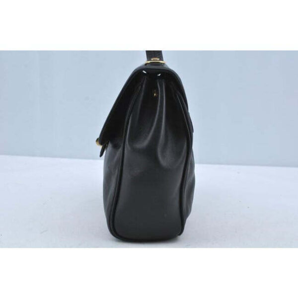Gucci Padlock Bag Way Top Handle With Strap Black Smooth Leather Satchel | Luna Bags