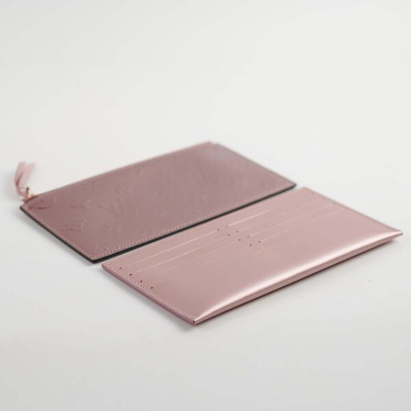 Louis Vuitton Pochette Felicie Vernis Monogram Pink Crossbody Bag | Luna Bags